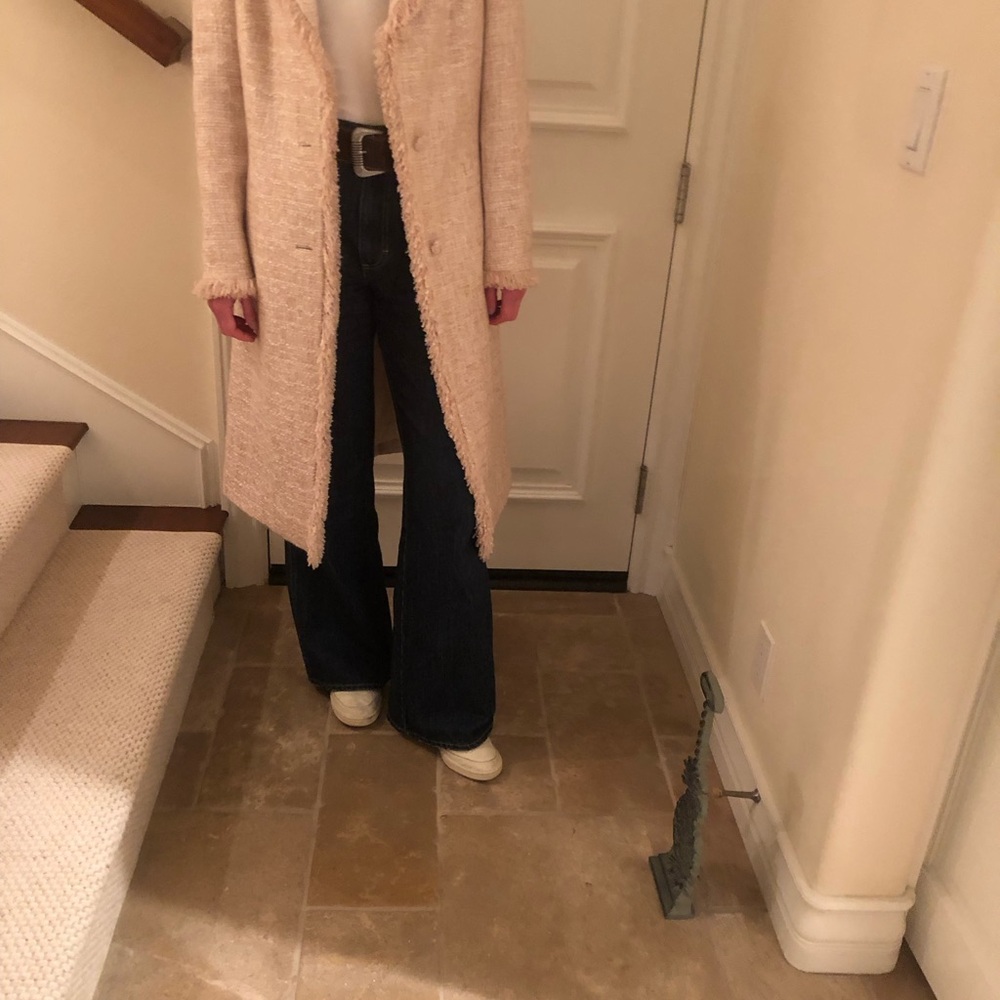Elegant Beige Long Coat
